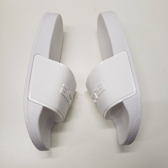New Acts Men's Pool Slides in White - Size 40 (US‎ Size 7.5) - Picture 3 of 6